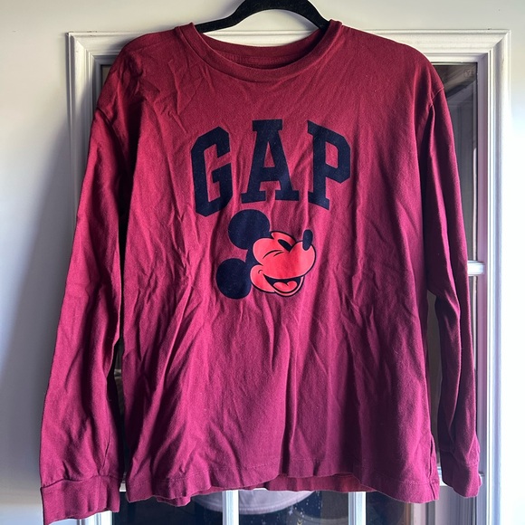 GAP X Disney Mickey Mouse long sleeve top - Picture 1 of 3